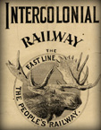 Intercolonial Railway timetable cover