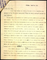 Lettre de Fleming au Dr Ross