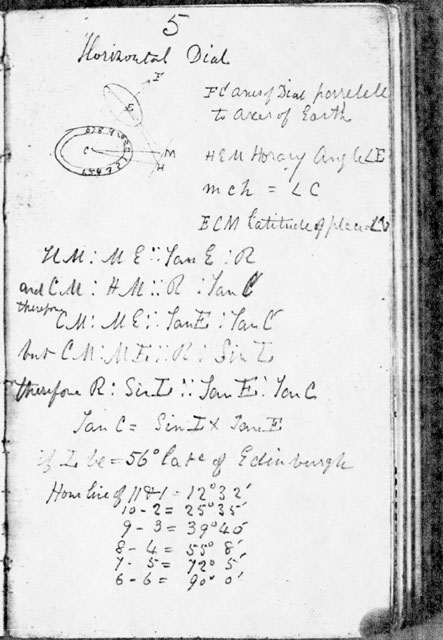 Extract from the Fleming journal