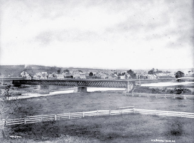 Pont du chemin de fer Intercolonial  à Truro, en Nouvelle-Écosse 