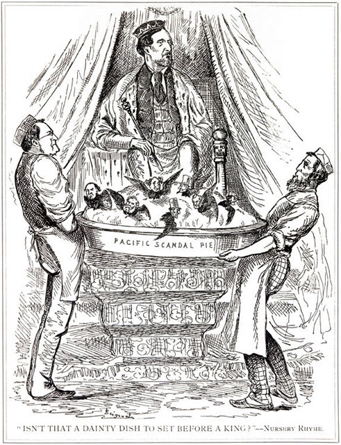 Cartoon on the Pacific scandal 