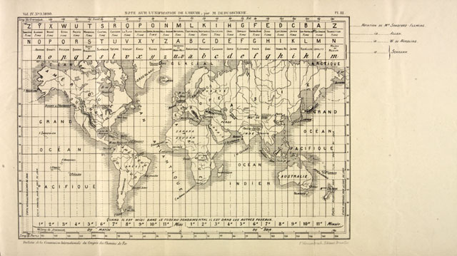 Time standardization table