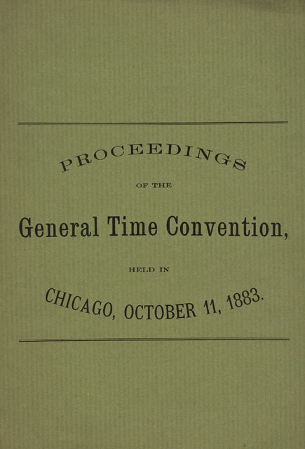 Summary of the Time Convention of 1883