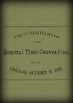 Rsum de la Convention sur le temps de 1883